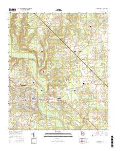 Hawkinsville 2017 topographic map thumbnail