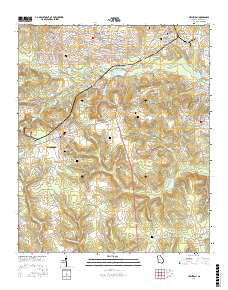 Hephzibah 2017 topographic map thumbnail