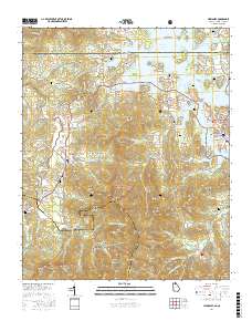 Hiawassee 2017 topographic map thumbnail