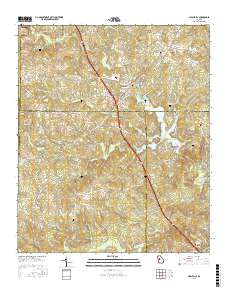 High Falls 2017 topographic map thumbnail