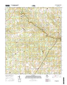 High Shoals 2017 topographic map thumbnail