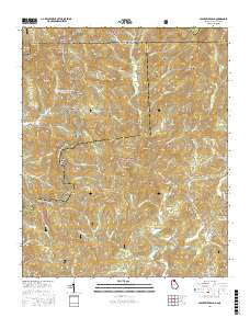 Hightower Bald 2017 topographic map thumbnail