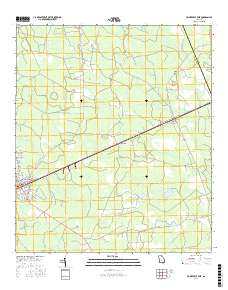 Homerville East 2017 topographic map thumbnail
