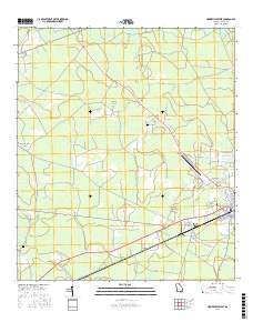 Homerville West 2017 topographic map thumbnail