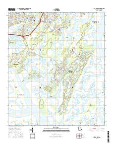 Isle of Hope 2017 topographic map thumbnail