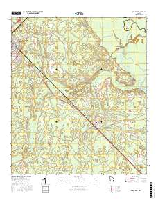 Jesup East 2017 topographic map thumbnail