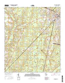 Jesup West 2017 topographic map thumbnail