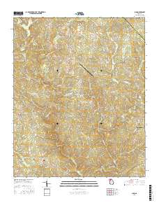 Juno 2017 topographic map thumbnail