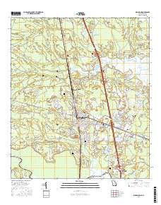 Kingsland 2017 topographic map thumbnail