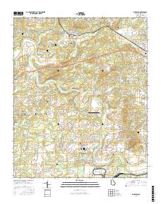 Kingston 2017 topographic map thumbnail