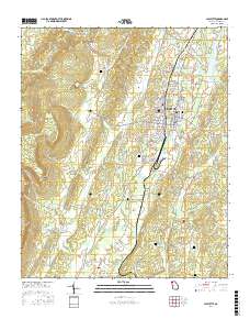 LaFayette 2017 topographic map thumbnail