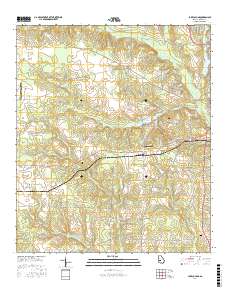 Lake Collins 2017 topographic map thumbnail