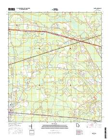 Lanier 2017 topographic map thumbnail