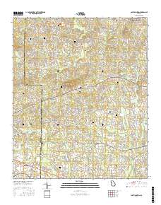 Lost Mountain 2017 topographic map thumbnail