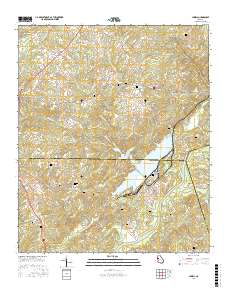 Lowell 2017 topographic map thumbnail