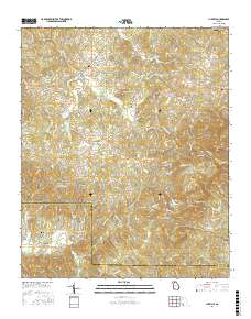 Ludville 2017 topographic map thumbnail