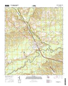 Lumber City 2017 topographic map thumbnail
