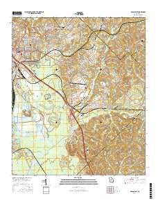 Macon East 2017 topographic map thumbnail
