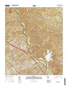 Macon NW 2017 topographic map thumbnail