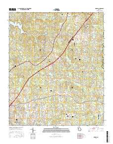 Madras 2017 topographic map thumbnail
