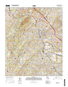 Marietta 2017 topographic map thumbnail