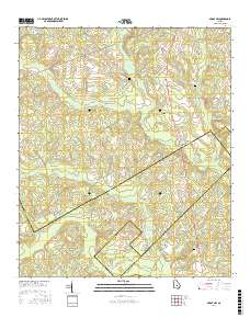 McRae NW 2017 topographic map thumbnail
