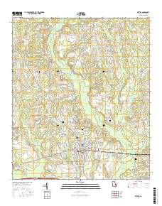 Metter 2017 topographic map thumbnail