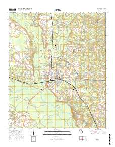 Millen 2017 topographic map thumbnail