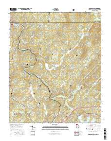Mineral Bluff 2017 topographic map thumbnail