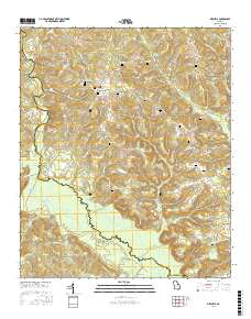 Mitchell 2017 topographic map thumbnail