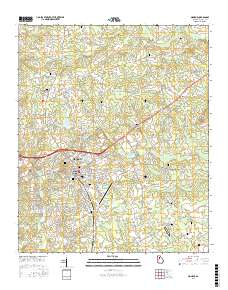 Monroe 2017 topographic map thumbnail