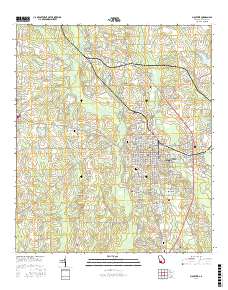 Moultrie 2017 topographic map thumbnail
