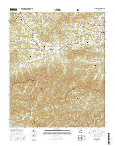 Mulky Gap 2017 topographic map thumbnail