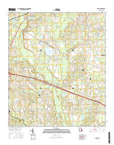 Nevils 2017 topographic map thumbnail