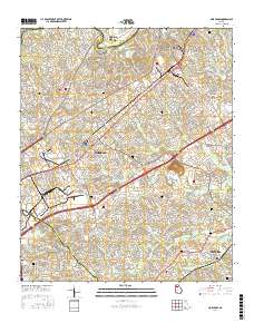 Norcross 2017 topographic map thumbnail