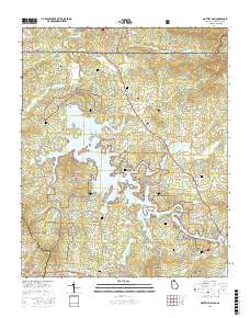 Nottely Dam 2017 topographic map thumbnail