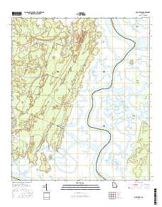 Oak Level 2017 topographic map thumbnail