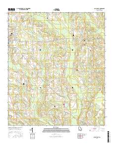 Ocilla East 2017 topographic map thumbnail