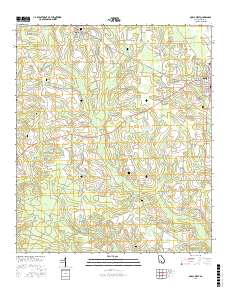 Ocilla West 2017 topographic map thumbnail
