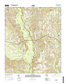 Ohoopee 2017 topographic map thumbnail