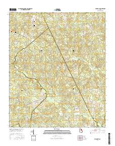 Philomath 2017 topographic map thumbnail