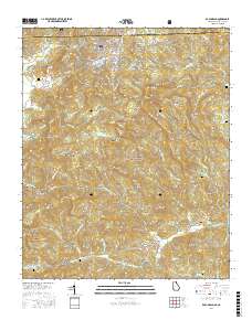 Rabun Bald 2017 topographic map thumbnail