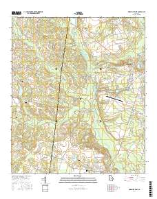 Reidsville West 2017 topographic map thumbnail