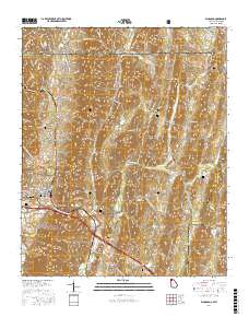 Ringgold 2017 topographic map thumbnail