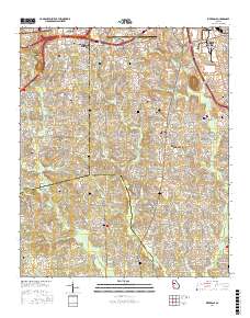 Riverdale 2017 topographic map thumbnail