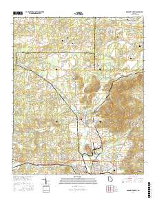 Rockmart North 2017 topographic map thumbnail