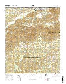 Rockmart South 2017 topographic map thumbnail