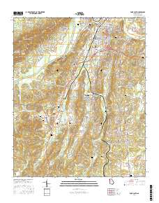 Rome South 2017 topographic map thumbnail
