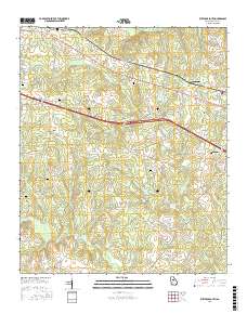 Rutledge South 2017 topographic map thumbnail