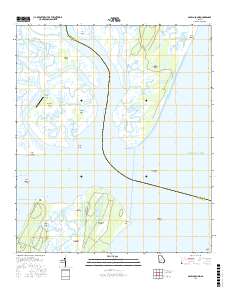 Sapelo Sound 2017 topographic map thumbnail